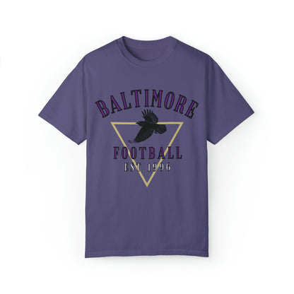 Baltimore Ravens T-Shirt  - Vintage Short Sleeve Tee - Comfort Colors Oversized Men's Women's Apparel - Design 3