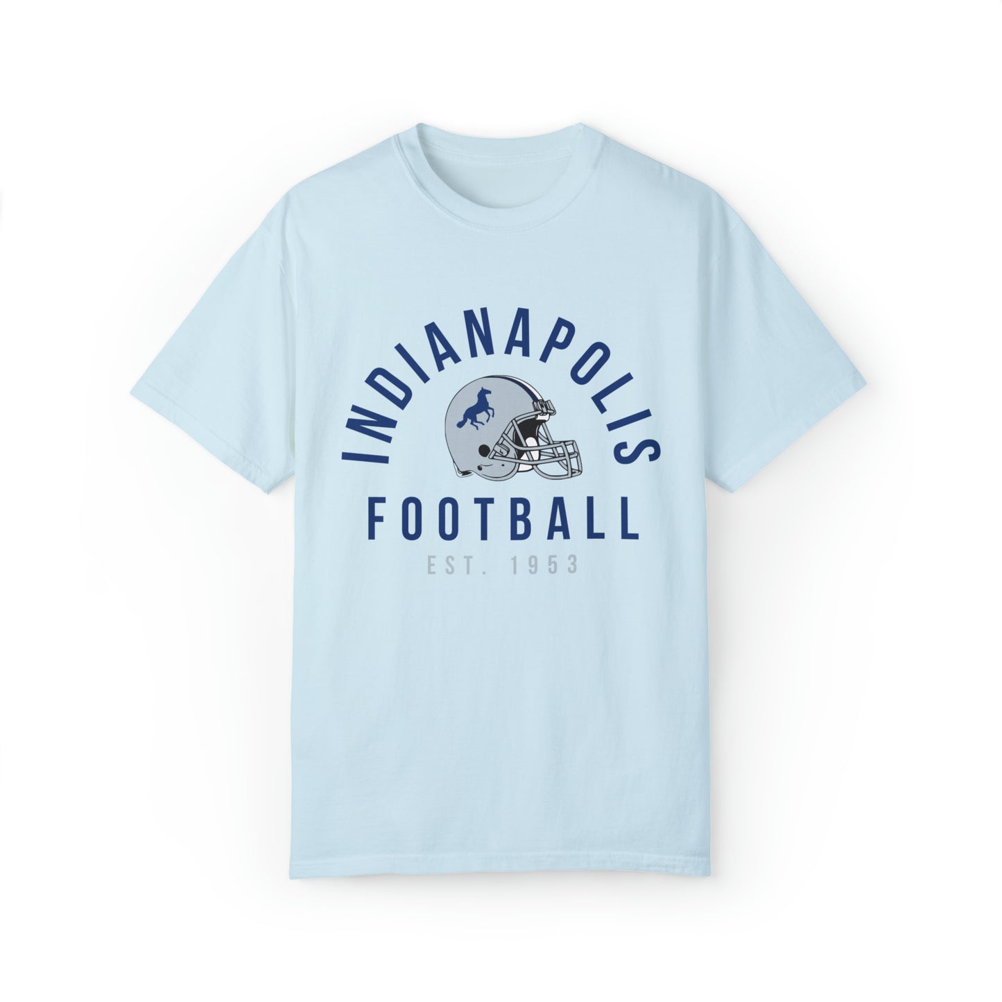 Comfort Colors Vintage Indianapolis Colts Short Sleeve T-Shirt - Retro Style Football Tee - Men's & Women's - Design 2