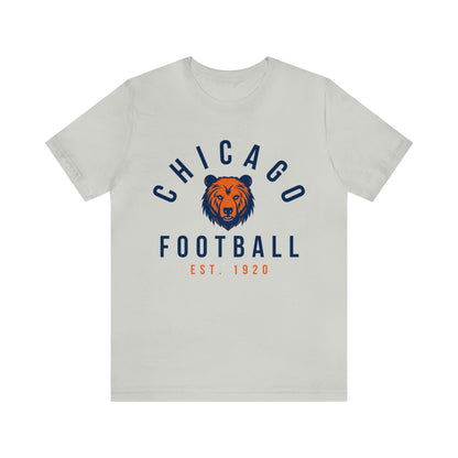 Vintage Chicago Bears Short Sleeve T-Shirt - Throwback NFL Football Men's & Women's Oversized Tee - Design 4
