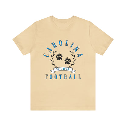 Vintage Carolina Panthers Short Sleeve T-Shirt - Retro NFL Apparel - Vintage Men's and Women's - Design 3