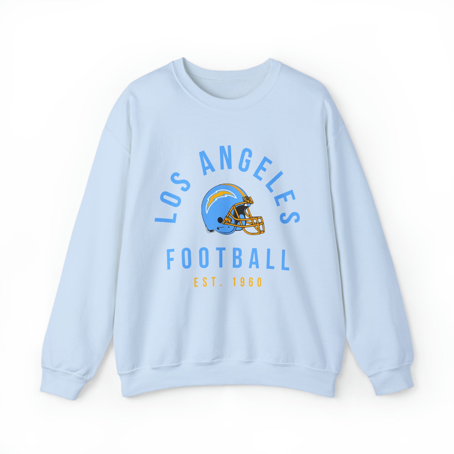 Vintage Los Angeles Chargers Crewneck Sweatshirt - Vintage California Football Sheep Style Apparel - Design 3