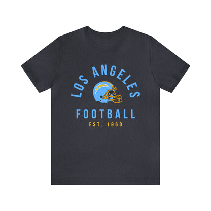 Vintage Los Angeles Chargers T-Shirt - Vintage L.A. Football Oversized Short Sleeve Tee Style Apparel - Design 2