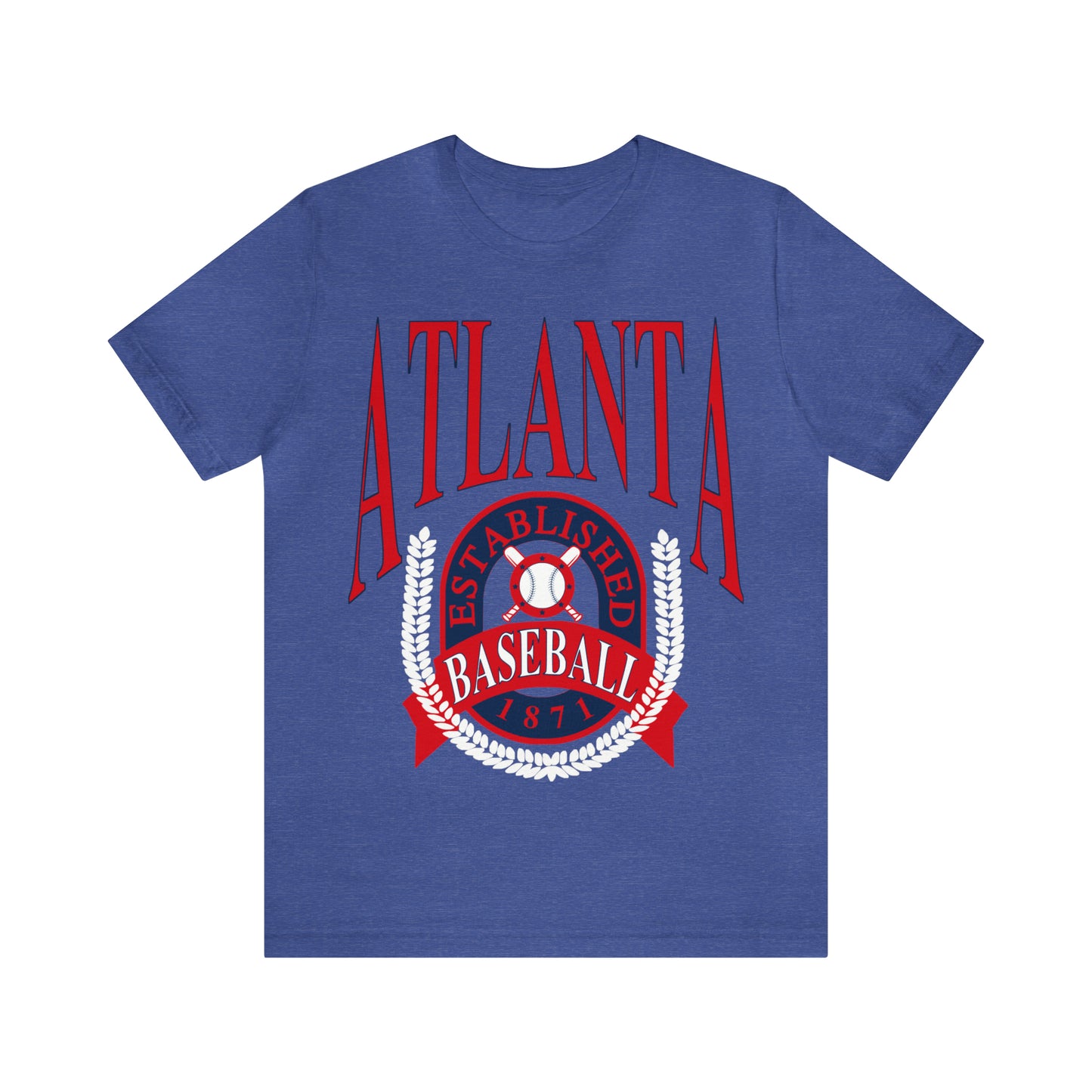 90's Atlanta Baseball Soft T-Shirt - Retro Unisex Short Sleeve Tee