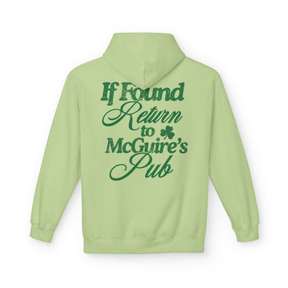 Men's Unisex Hoodie — McGuire’s Garden Market Retro Floral Logo Pullover