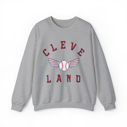 Retro Cleveland Baseball Sweatshirt - Vintage Style Unisex Crewneck