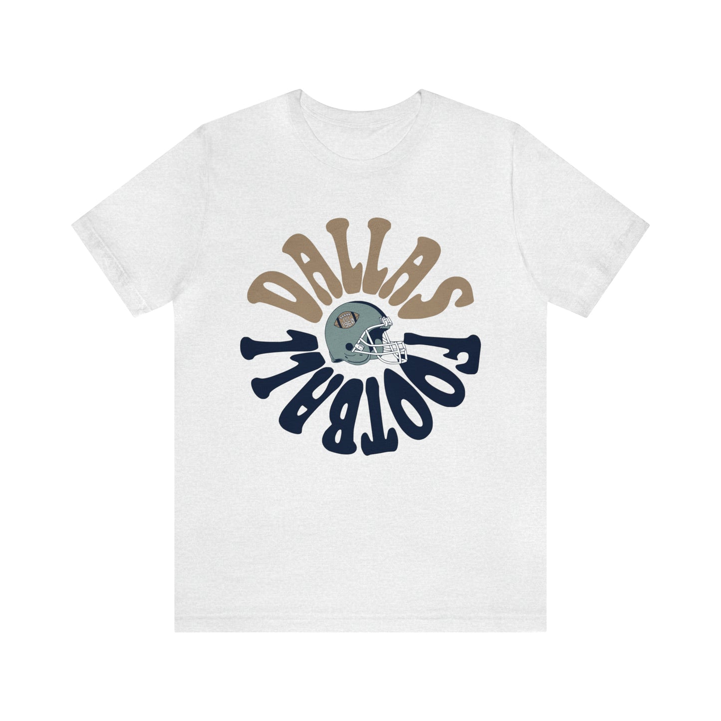 Hippy Dallas Cowboys Football Tee - Vintage Football T-Shirt - Short Sleeve Oversized Men's & Women's Unisex Apparel - Design 2
