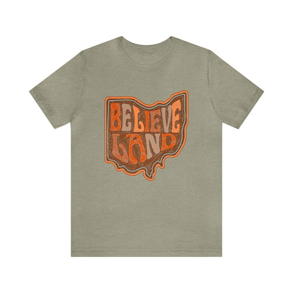  Cleveland Browns Short Sleeve T-Shirt - Browns Believeland NFL Football Tee - Men's Women's Oversized Tee - Design 6