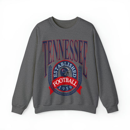 Throwback Tennessee Titans Crewneck Sweatshirt - Vintage Men's & Women's Oversized Unisex Football Apparel - Design 1