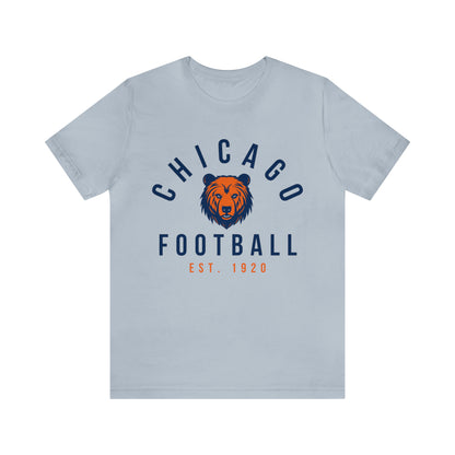 Vintage Chicago Bears Short Sleeve T-Shirt - Throwback NFL Football Men's & Women's Oversized Tee - Design 4