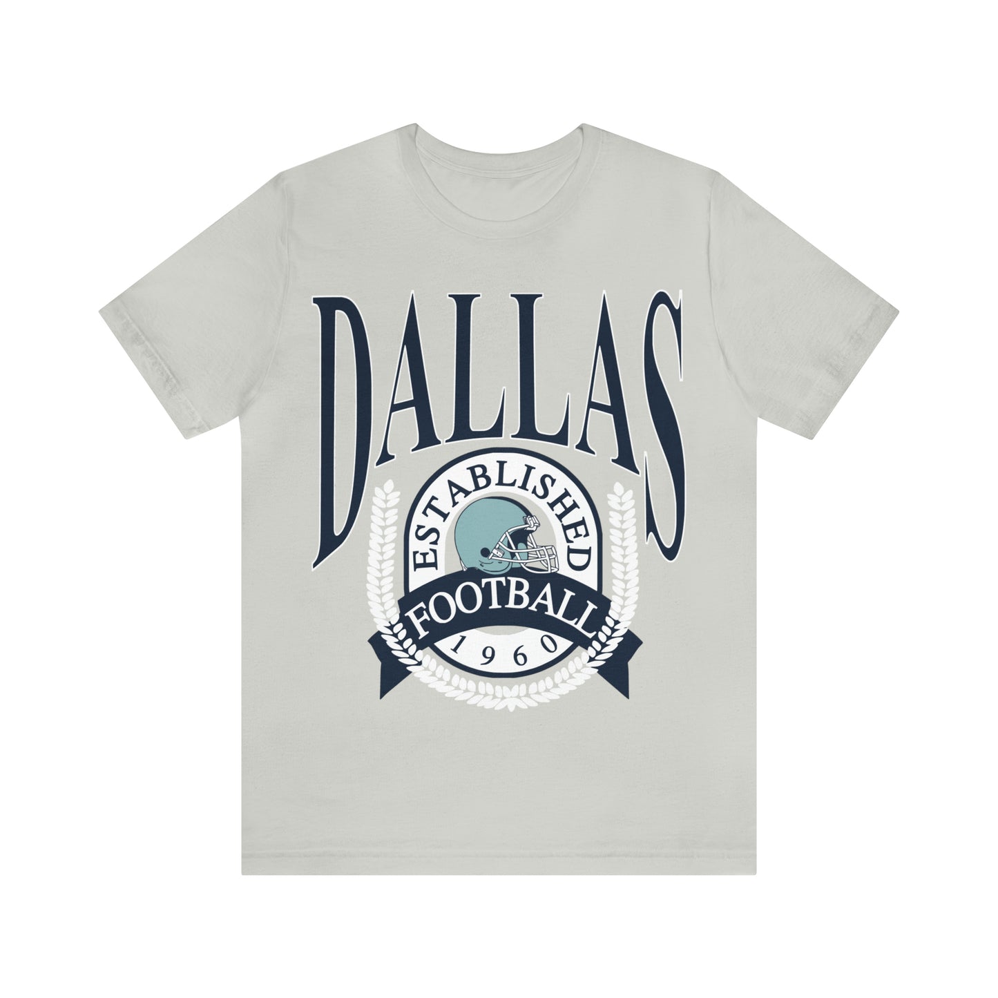Throwback Dallas Cowboys Football Tee - Vintage Football T-Shirt - Short Sleeve Oversized Men's & Women's Unisex Apparel - Design 1