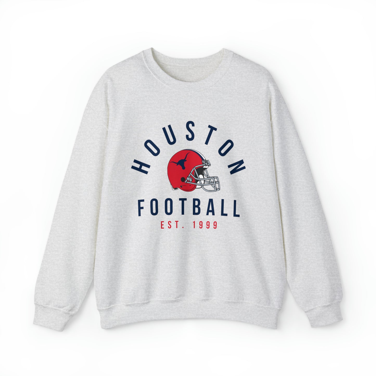 Vintage Houston Texans Crewneck - Vintage Style Football Sweatshirt - Men's Women's Unisex Apparel - Design 1
