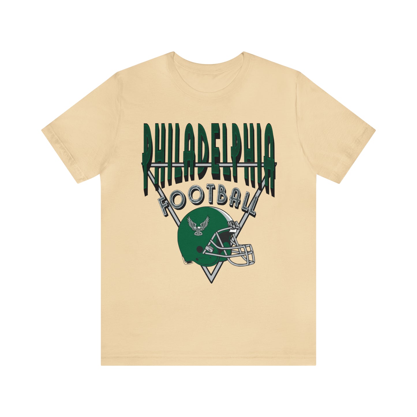 Throwback Vintage Philadelphia Eagles Tee - 90's Short Sleeve T-Shirt - NFL Football Men's & Women's Apparel - Design 3