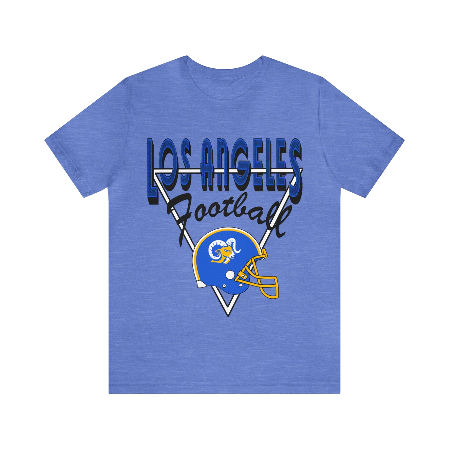 Throwback Los Angeles Rams Tee - Retro California Football T-Shirt Apparel - Men's & Women's Unisex Sizing - Design 3