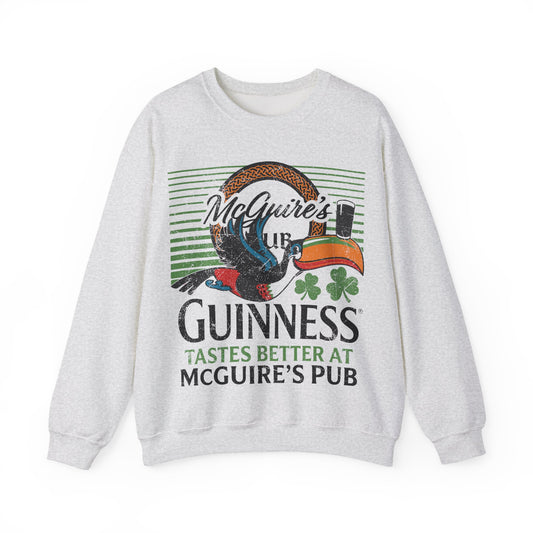 Guinness McGuire's Pub Sweatshirt — Irish Pub St. Patrick's Day Crewneck