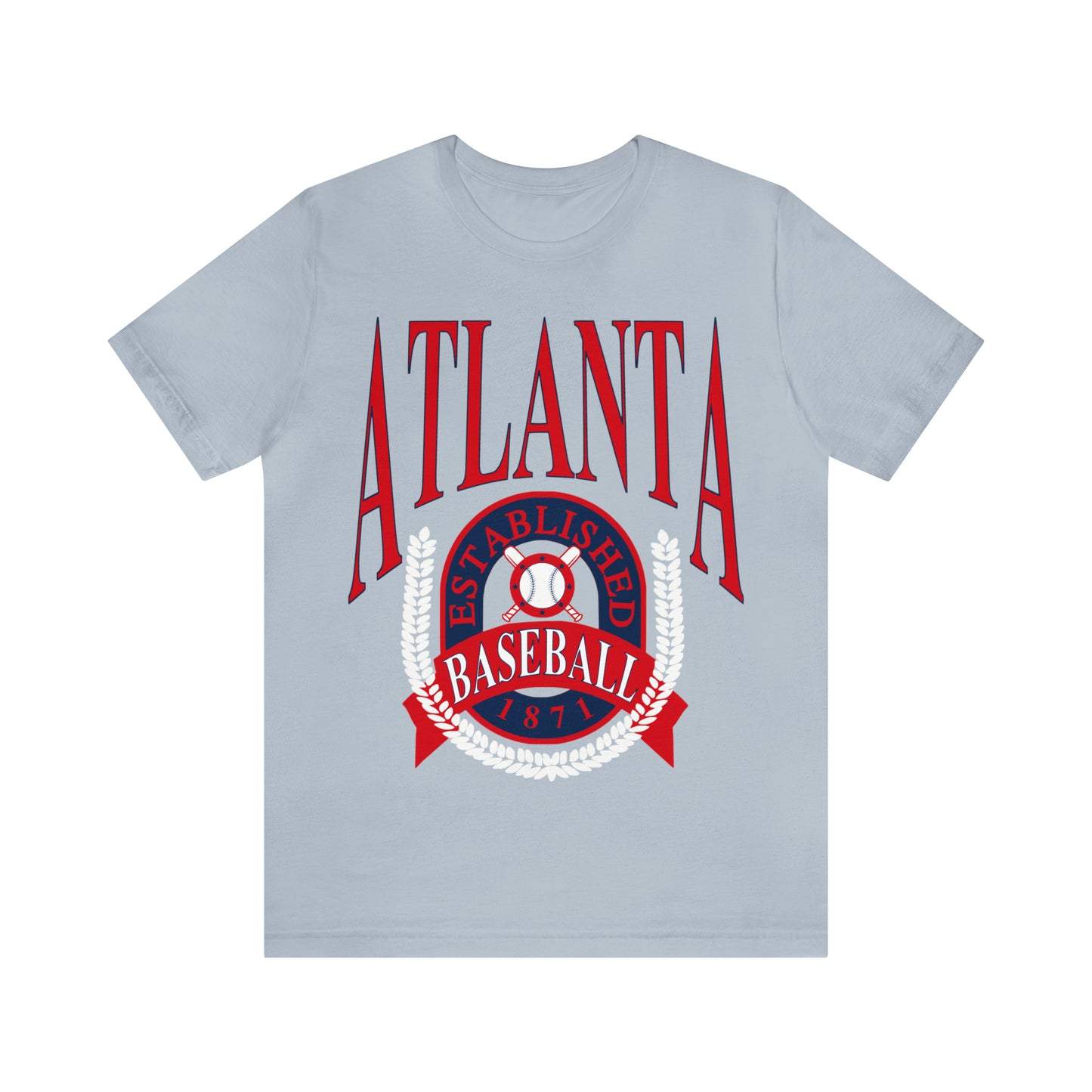 90's Atlanta Baseball Soft T-Shirt - Retro Unisex Short Sleeve Tee