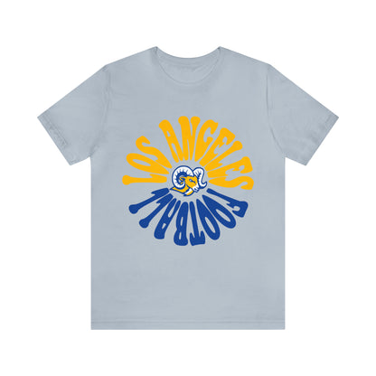 Vintage Los Angeles Rams Tee - Retro California Football T-Shirt Apparel - Men's & Women's Unisex Sizing - Design 2