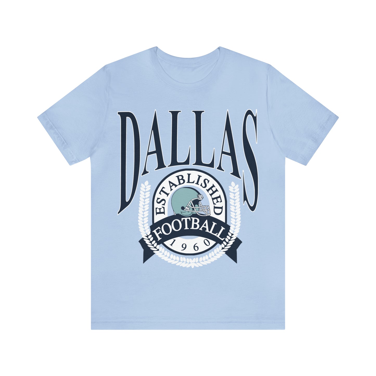 Throwback Dallas Cowboys Football Tee - Vintage Football T-Shirt - Short Sleeve Oversized Men's & Women's Unisex Apparel - Design 1