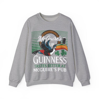 Guinness McGuire's Pub Sweatshirt — Irish Pub St. Patrick's Day Crewneck