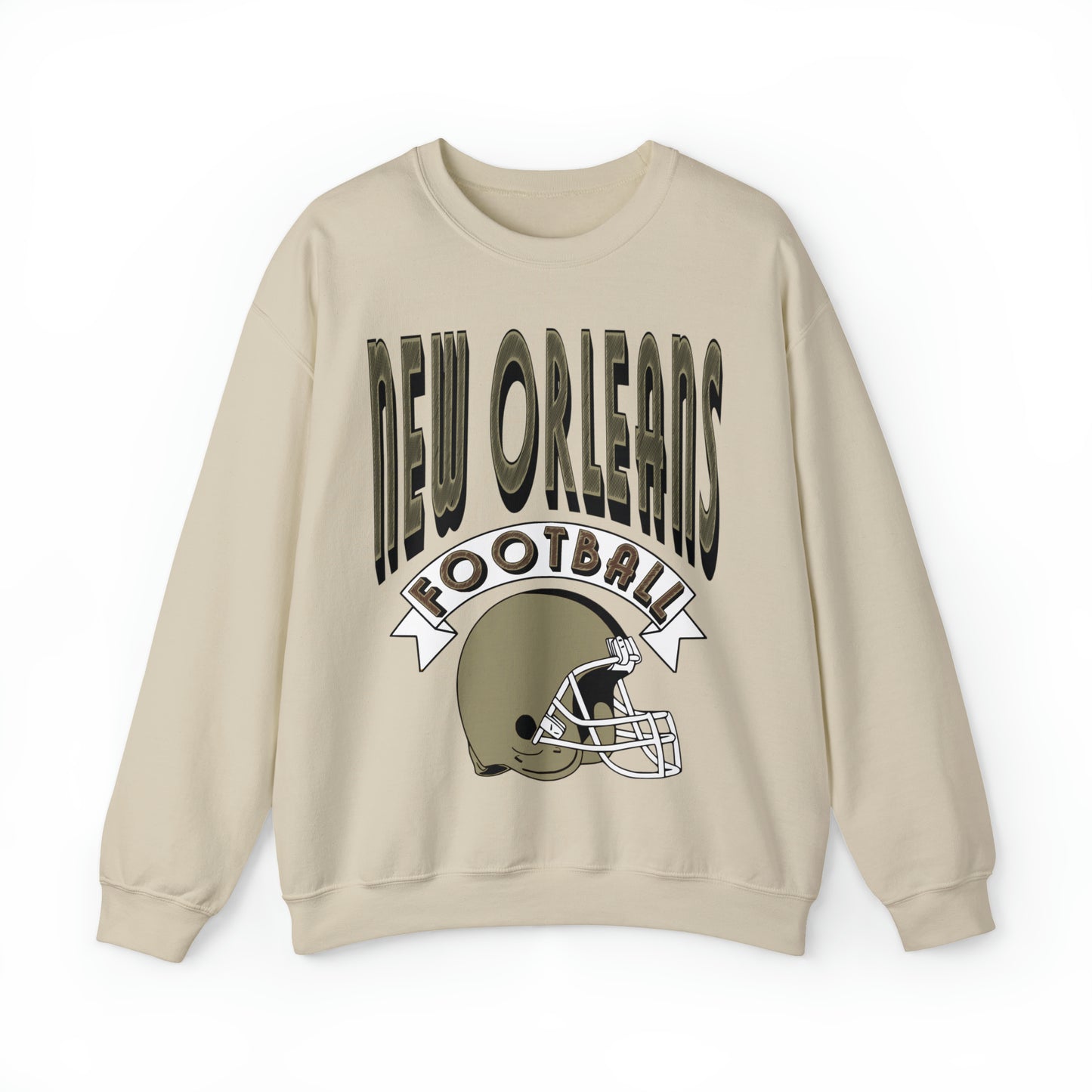 90's New Orleans Saints Crewneck - Vintage Style Louisiana Football Sweatshirt - Men's, Women's Design 3