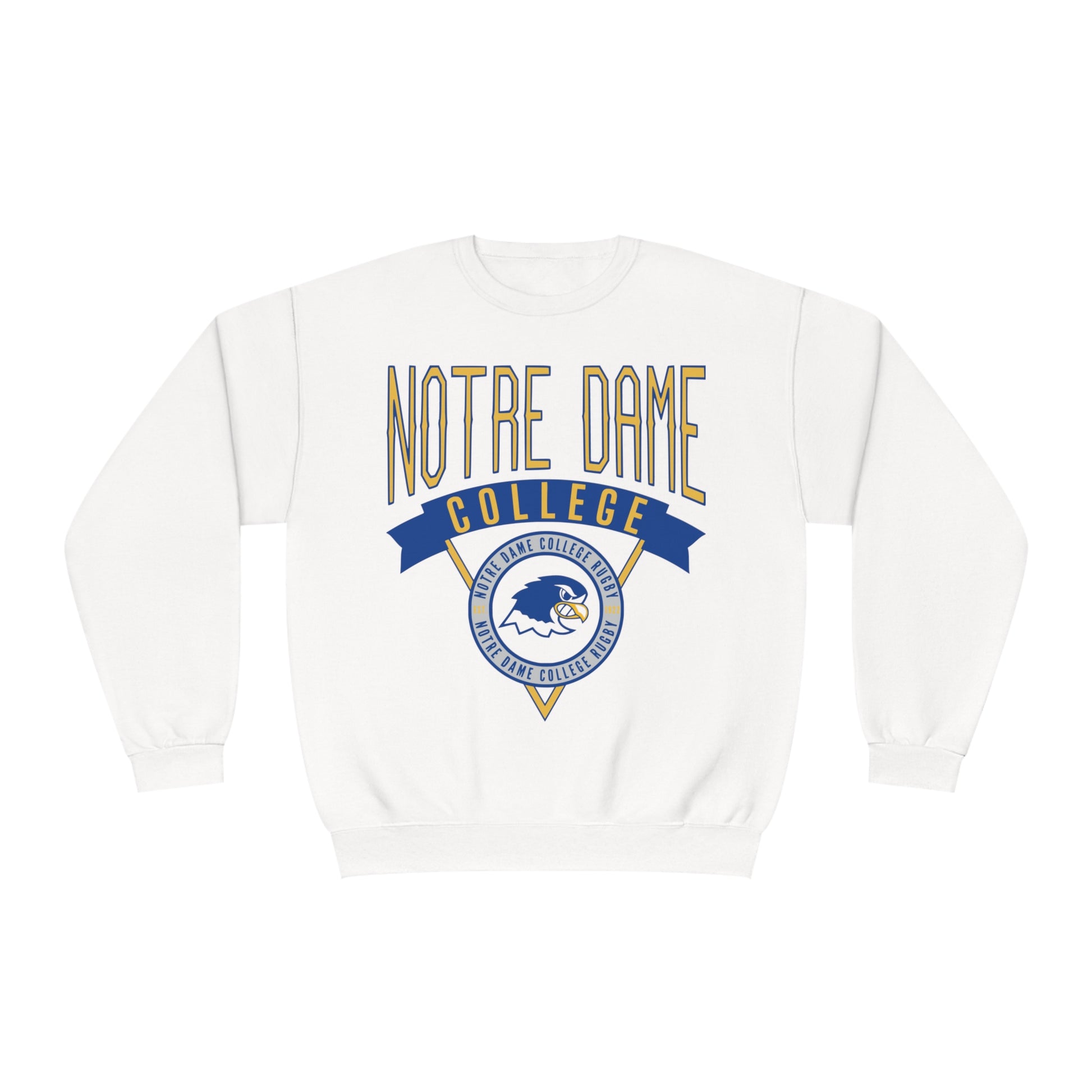 Notre Dame College Rugby Men's & Women's NDC Rugby Crewneck Sweatshirt - Unisex Sizing