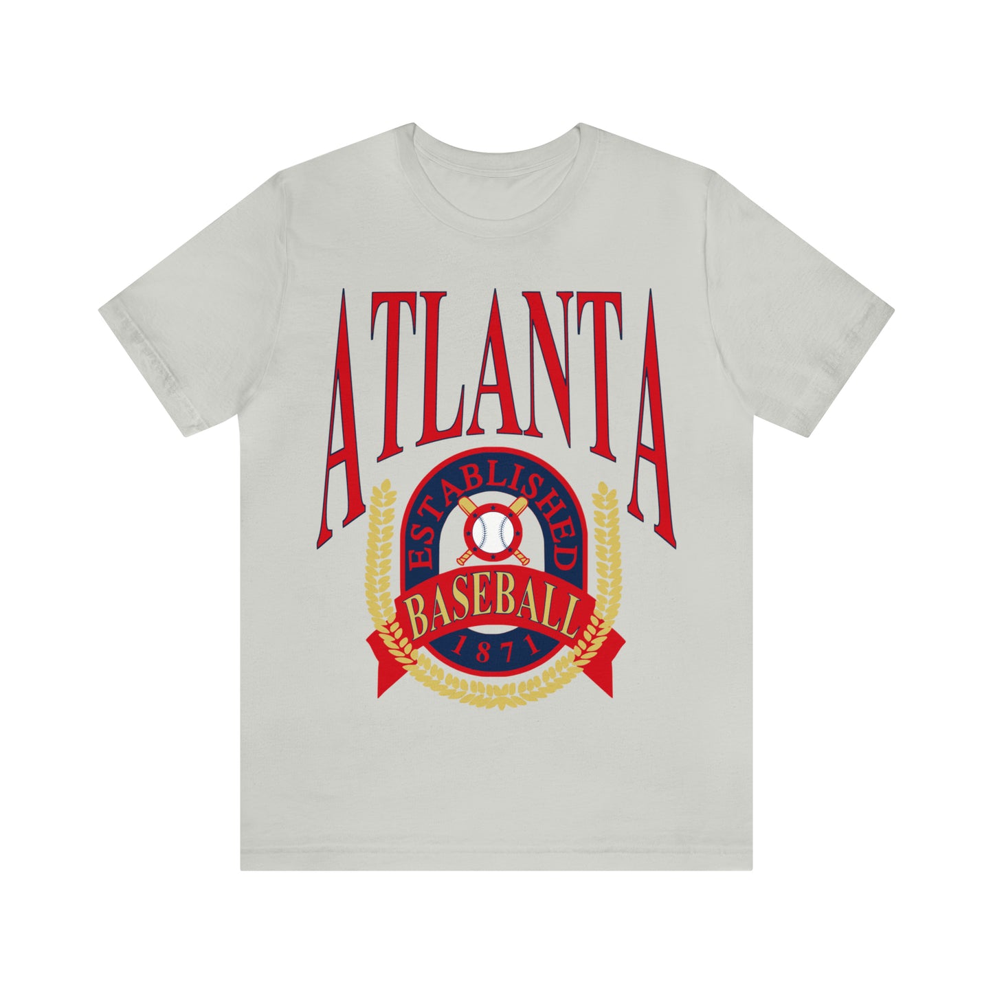 90's Atlanta Baseball Soft T-Shirt - Retro Unisex Short Sleeve Tee