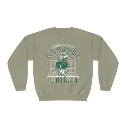 Vintage Philadelphia Eagles Christmas Crewneck Sweatshirt - Winter Holiday NFL Football Mascot Sweatshirt - Men's & Women's Oversized Hoodie