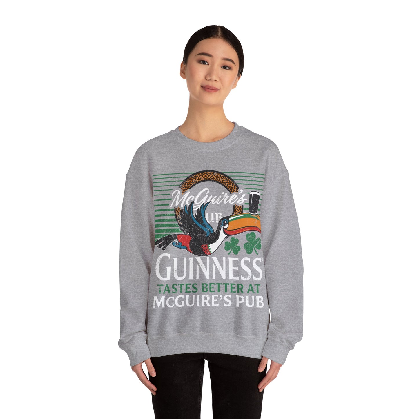 Guinness McGuire's Pub Sweatshirt — Irish Pub St. Patrick's Day Crewneck