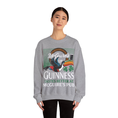 Guinness McGuire's Pub Sweatshirt — Irish Pub St. Patrick's Day Crewneck
