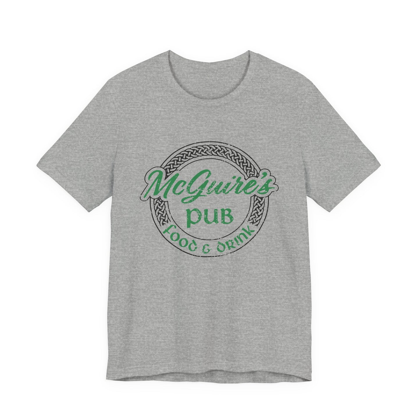 Men's Unisex Logo Pub Ringer Tee —McGuire's Logo