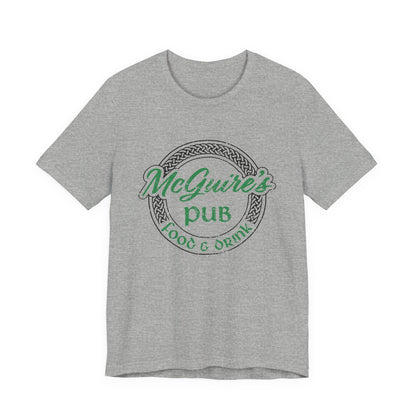 Men's Unisex Logo Pub Ringer Tee —McGuire's Logo
