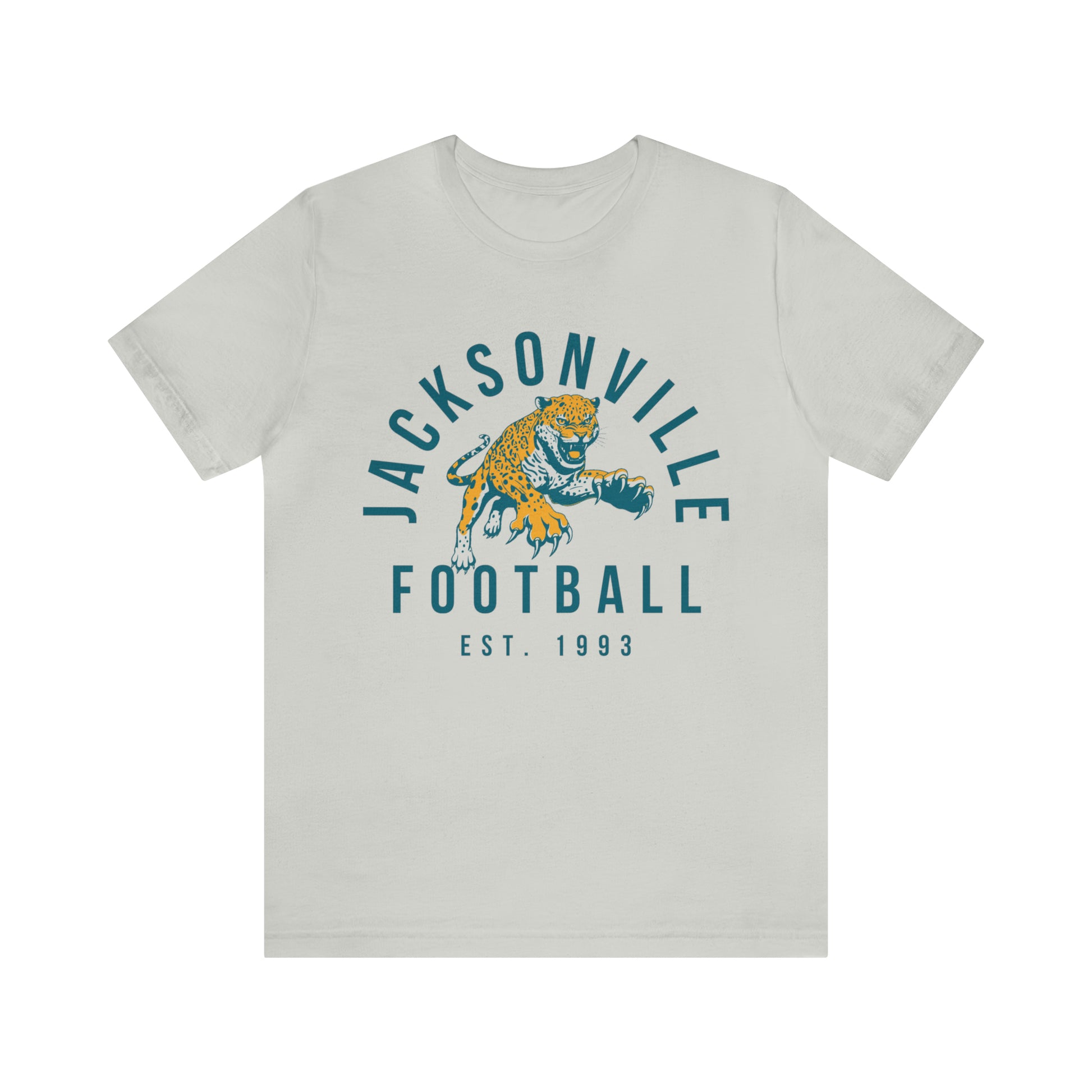 Vintage Jacksonville Jaguars T-Shirt - Retro NFL Football Short Sleeve Tee - Oversized Men's & Women's T-Shirt - Design 3