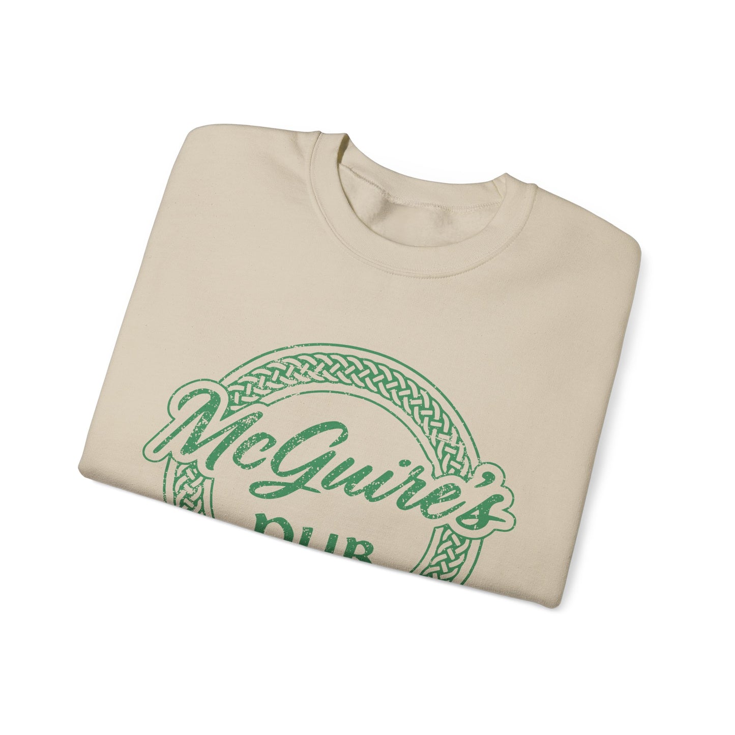 McGuire's Pub Logo Sweatshirt — Irish Pub St. Patrick's Day Crewneck