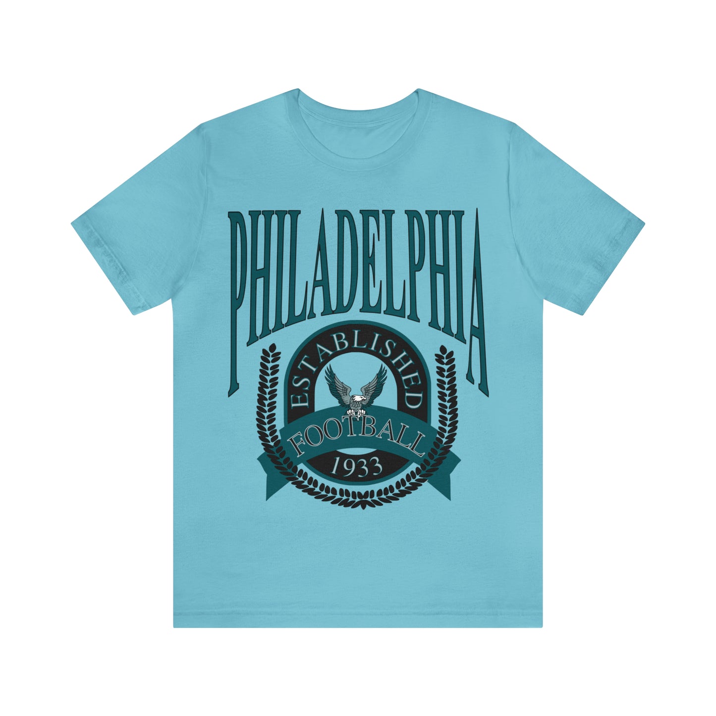 Throwback Vintage Philadelphia Eagles Tee - 90's Short Sleeve T-Shirt - NFL Football Men's & Women's Apparel - Design 1