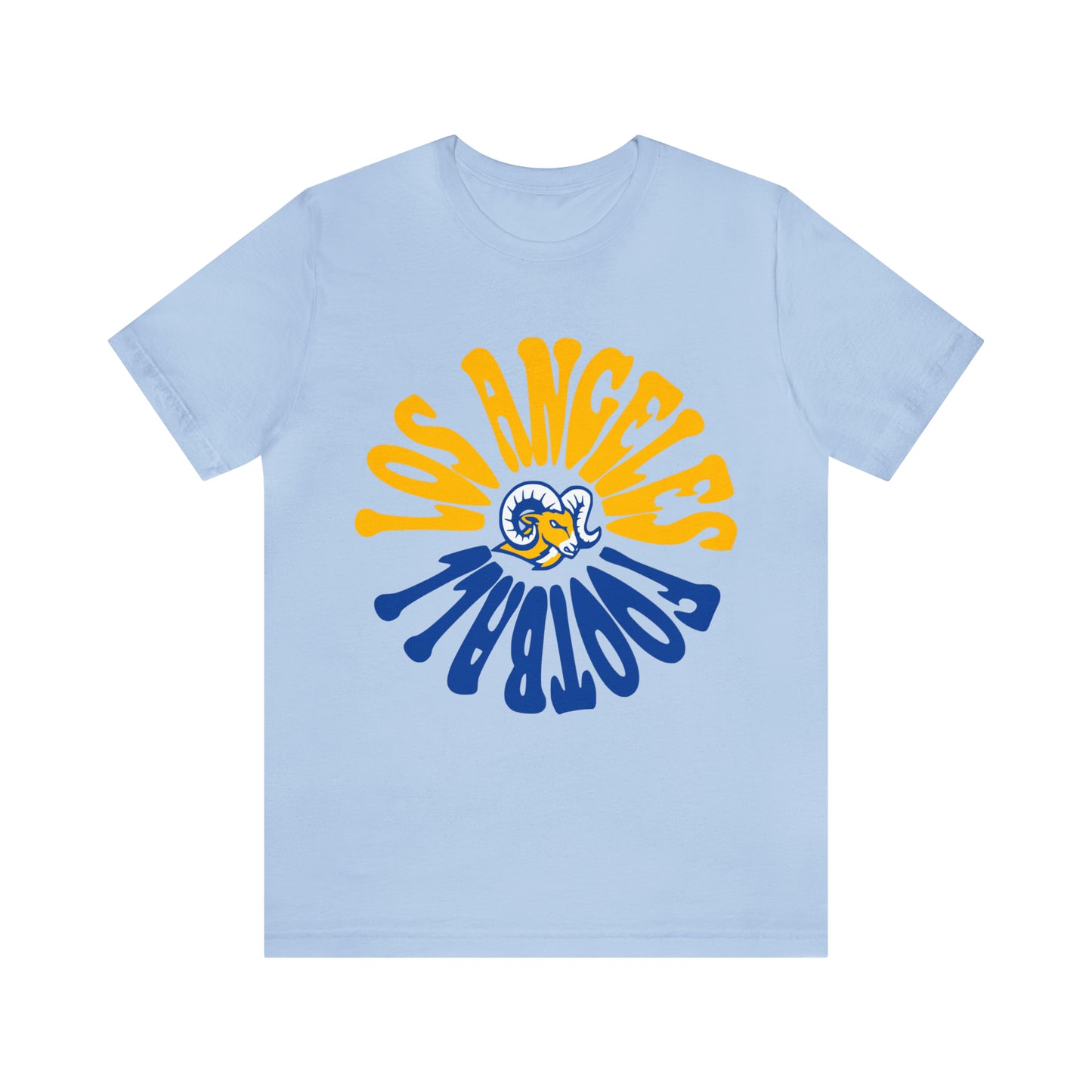 Vintage Los Angeles Rams Tee - Retro California Football T-Shirt Apparel - Men's & Women's Unisex Sizing - Design 2