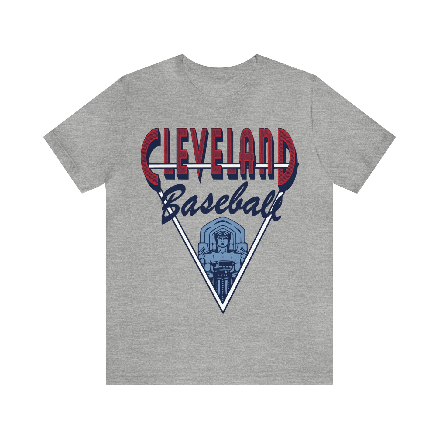Vintage Cleveland Baseball Tee - CLE Short Sleeve T-Shirt - MLB Baseball Gear - Vintage Men's & Women's Apparel