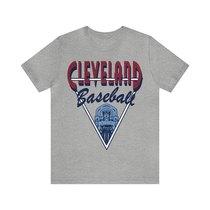 Vintage Cleveland Baseball Tee - CLE Short Sleeve T-Shirt - MLB Baseball Gear - Vintage Men's & Women's Apparel