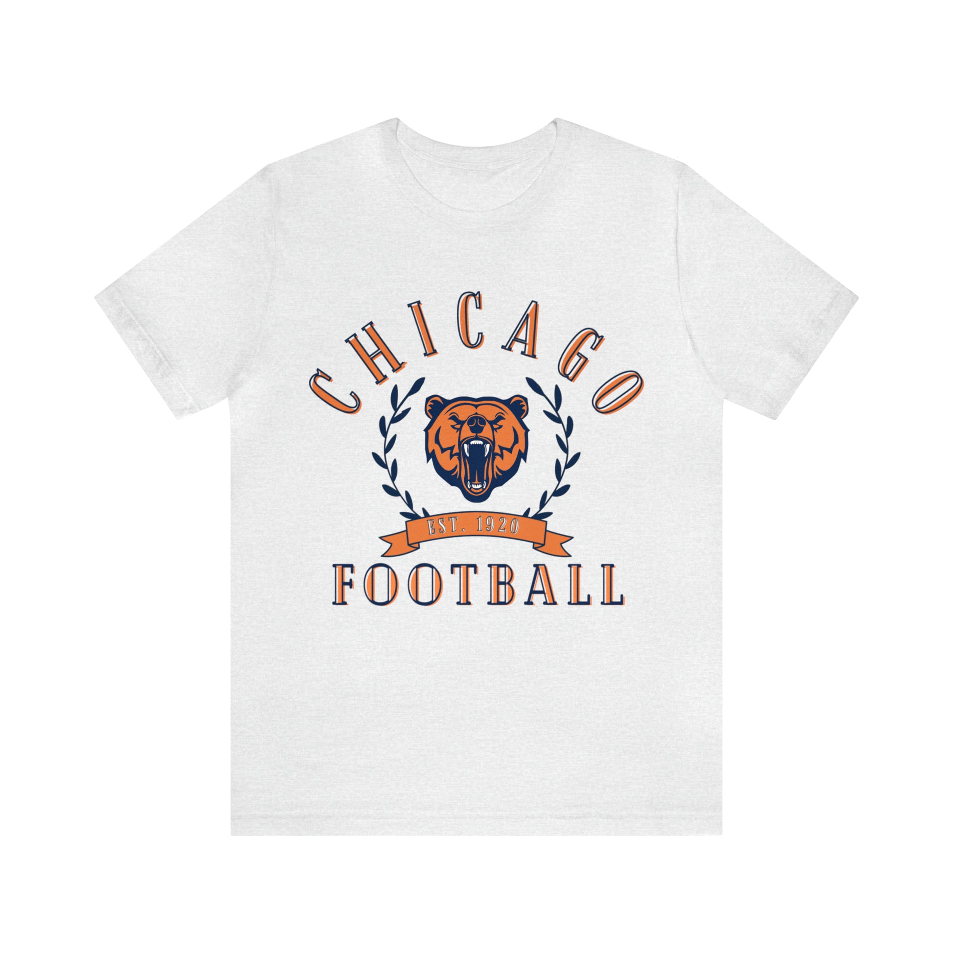 Vintage Chicago Bears Short Sleeve T-Shirt - Throwback NFL Football Men's & Women's Oversized Tee - Design 3