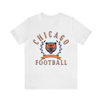 Vintage Chicago Bears Short Sleeve T-Shirt - Throwback NFL Football Men's & Women's Oversized Tee - Design 3