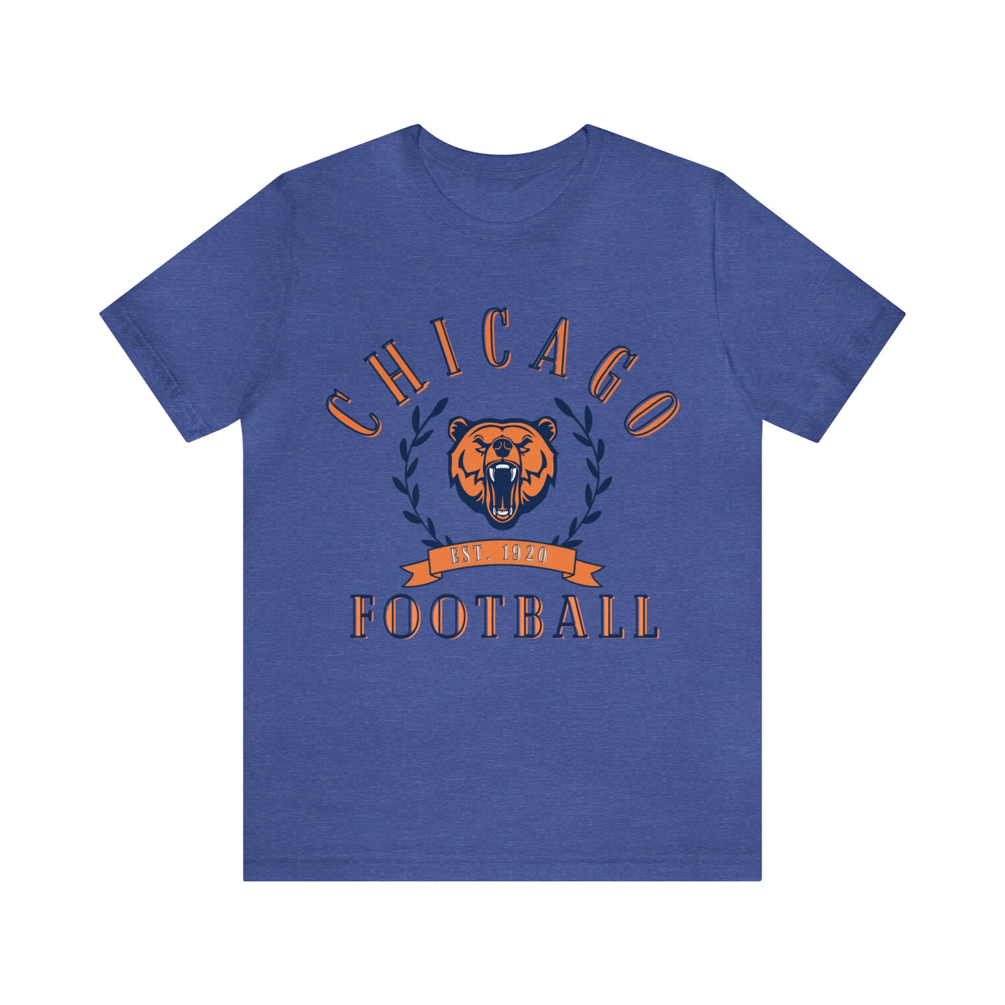 Vintage Chicago Bears Short Sleeve T-Shirt - Throwback NFL Football Men's & Women's Oversized Tee - Design 3