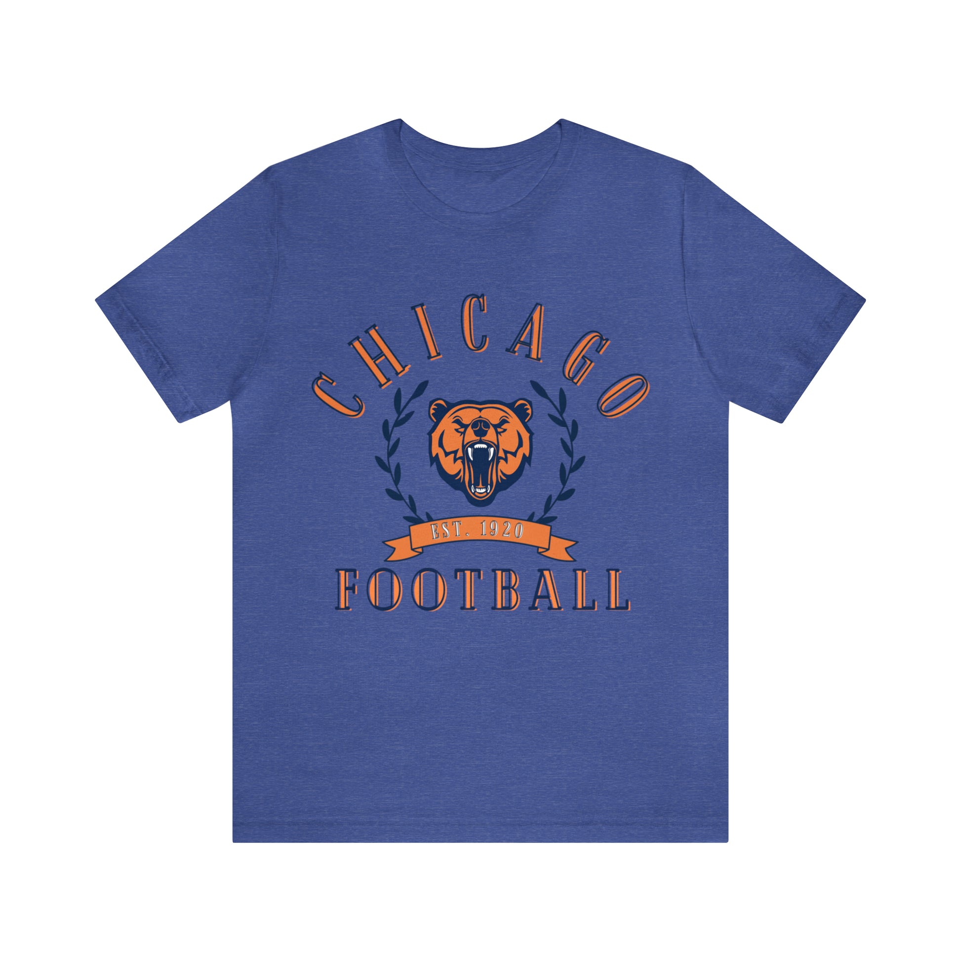 Vintage Chicago Bears Short Sleeve T-Shirt - Throwback NFL Football Men's & Women's Oversized Tee - Design 3