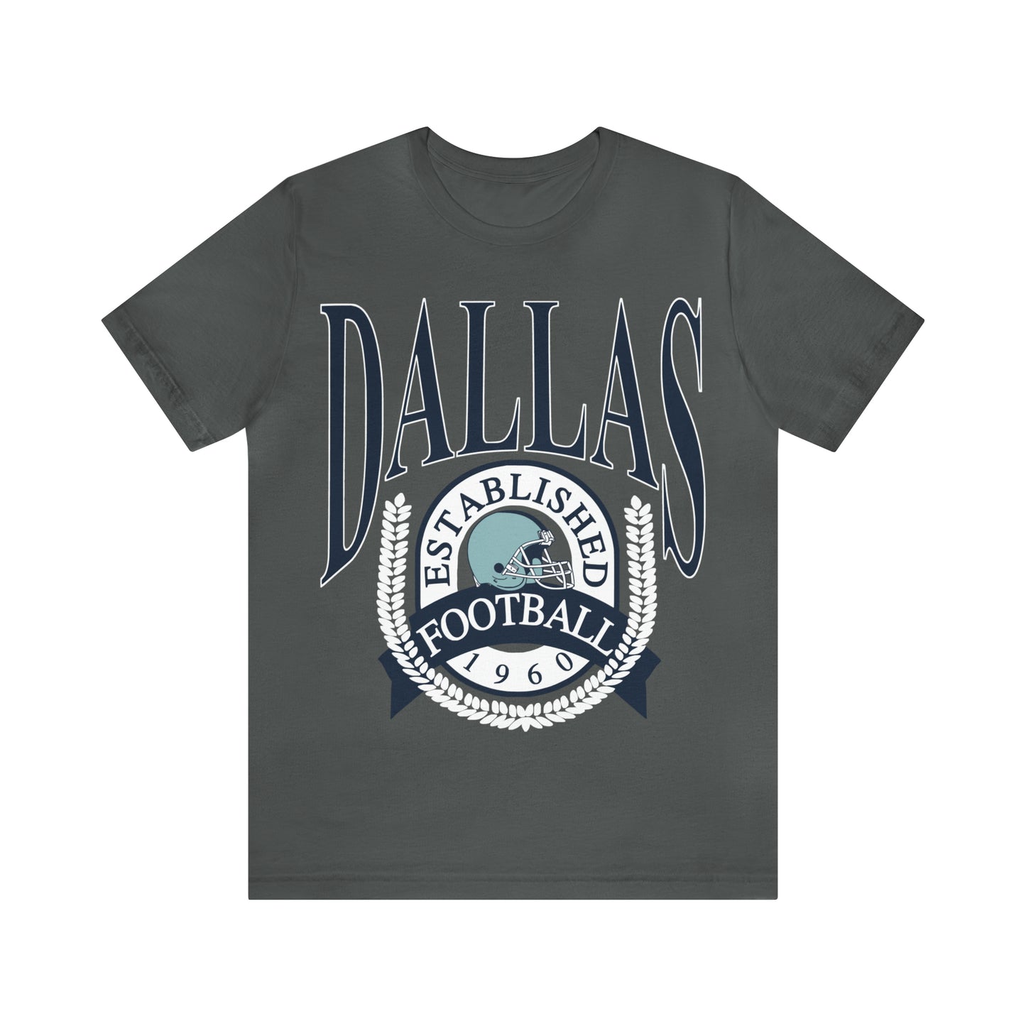 Throwback Dallas Cowboys Football Tee - Vintage Football T-Shirt - Short Sleeve Oversized Men's & Women's Unisex Apparel - Design 1