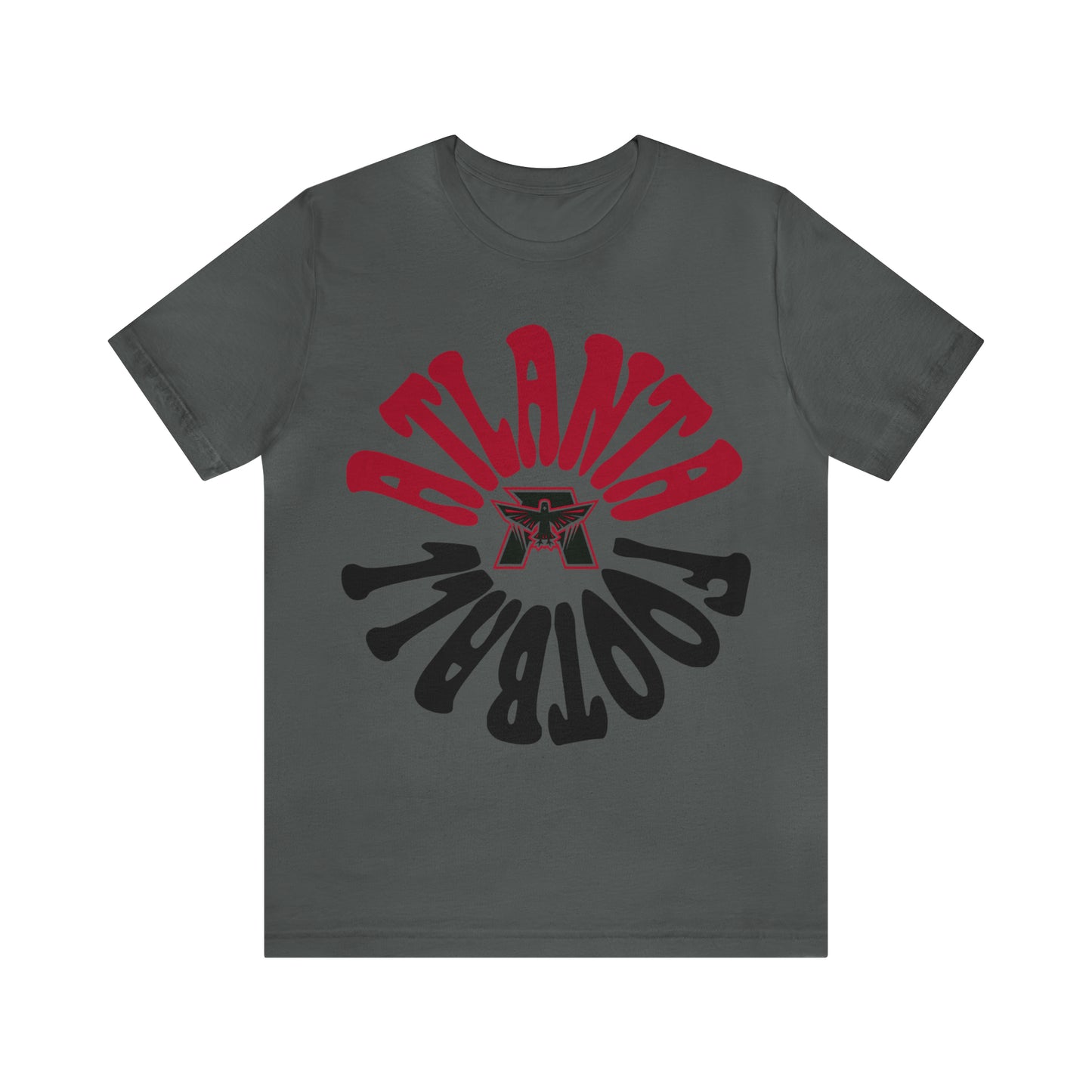 Hippy Retro Atlanta Falcons Short Sleeve T-Shirt - Vintage Unisex Football Tee - Men's & Women's - Design 2