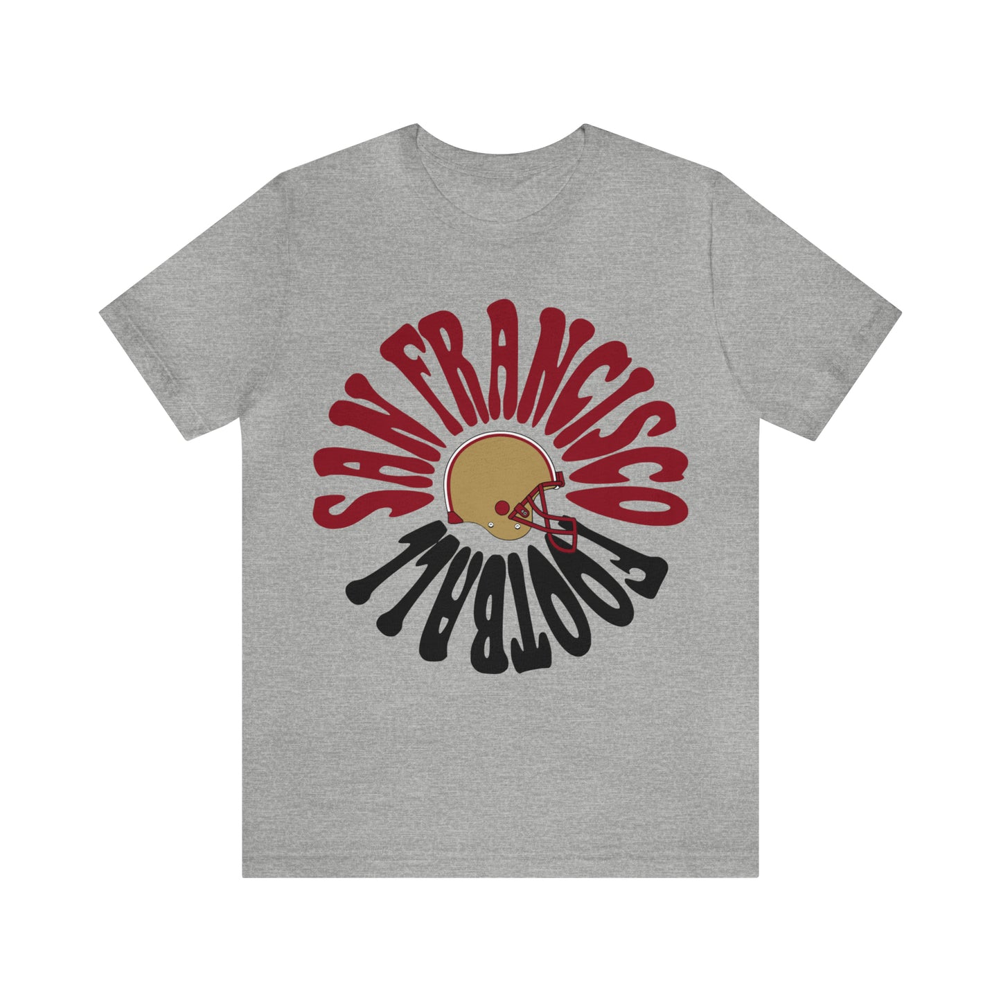 Hippy San Francisco 49ERS Tee - Vintage Football T-Shirt - Men's & Women's Unisex Apparel - Design 2