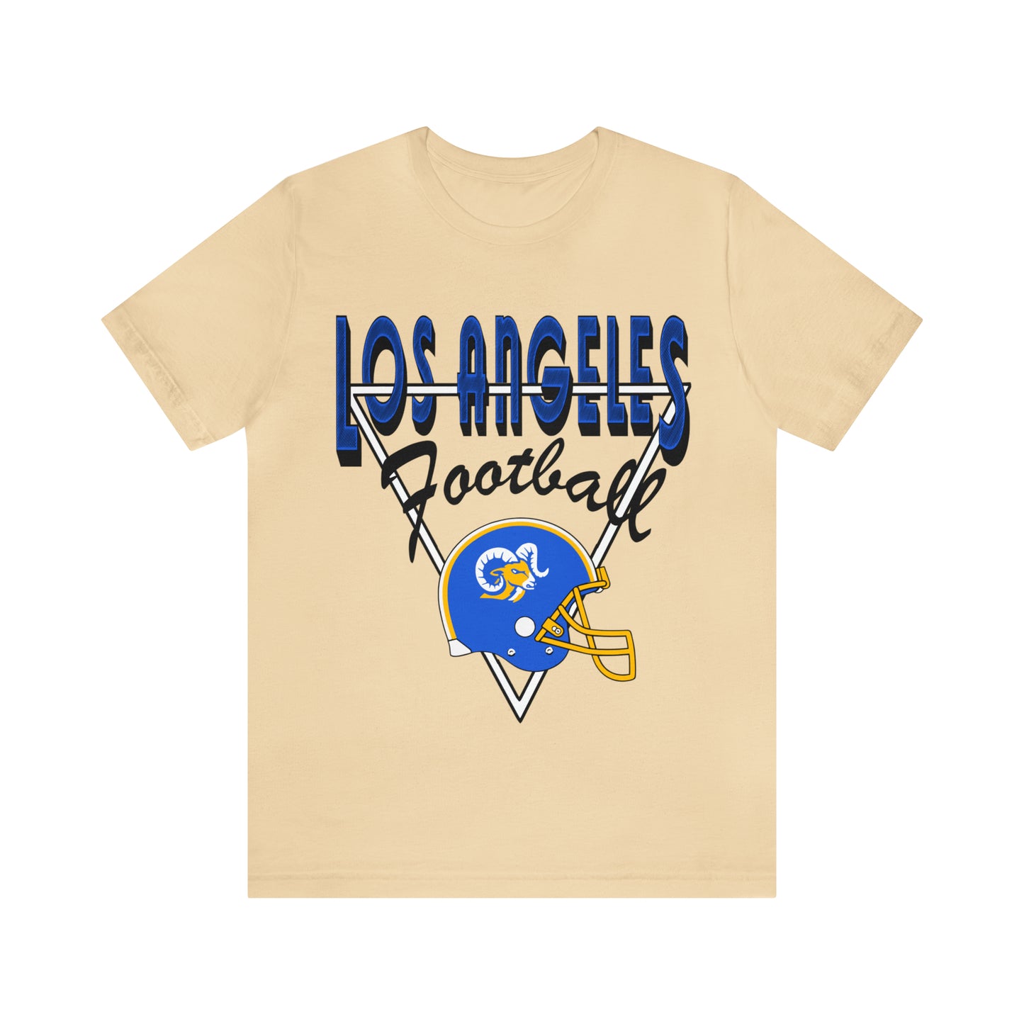 Throwback Los Angeles Rams Tee - Retro California Football T-Shirt Apparel - Men's & Women's Unisex Sizing - Design 3