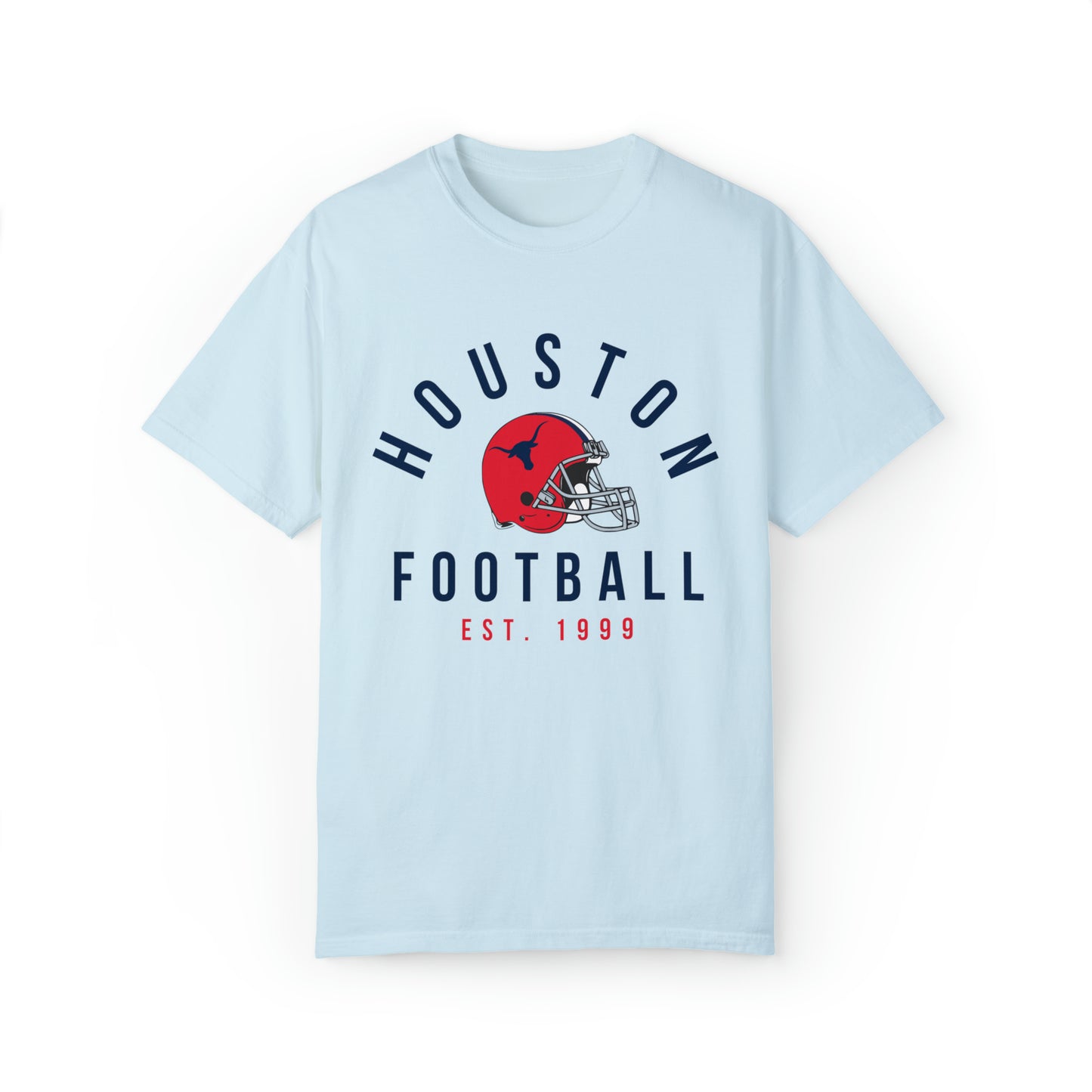 Comfort Colors Vintage Houston Texans - Retro Houston Football Short Sleeve Shirt -  Men's Women's Kids Apparel - Design 1