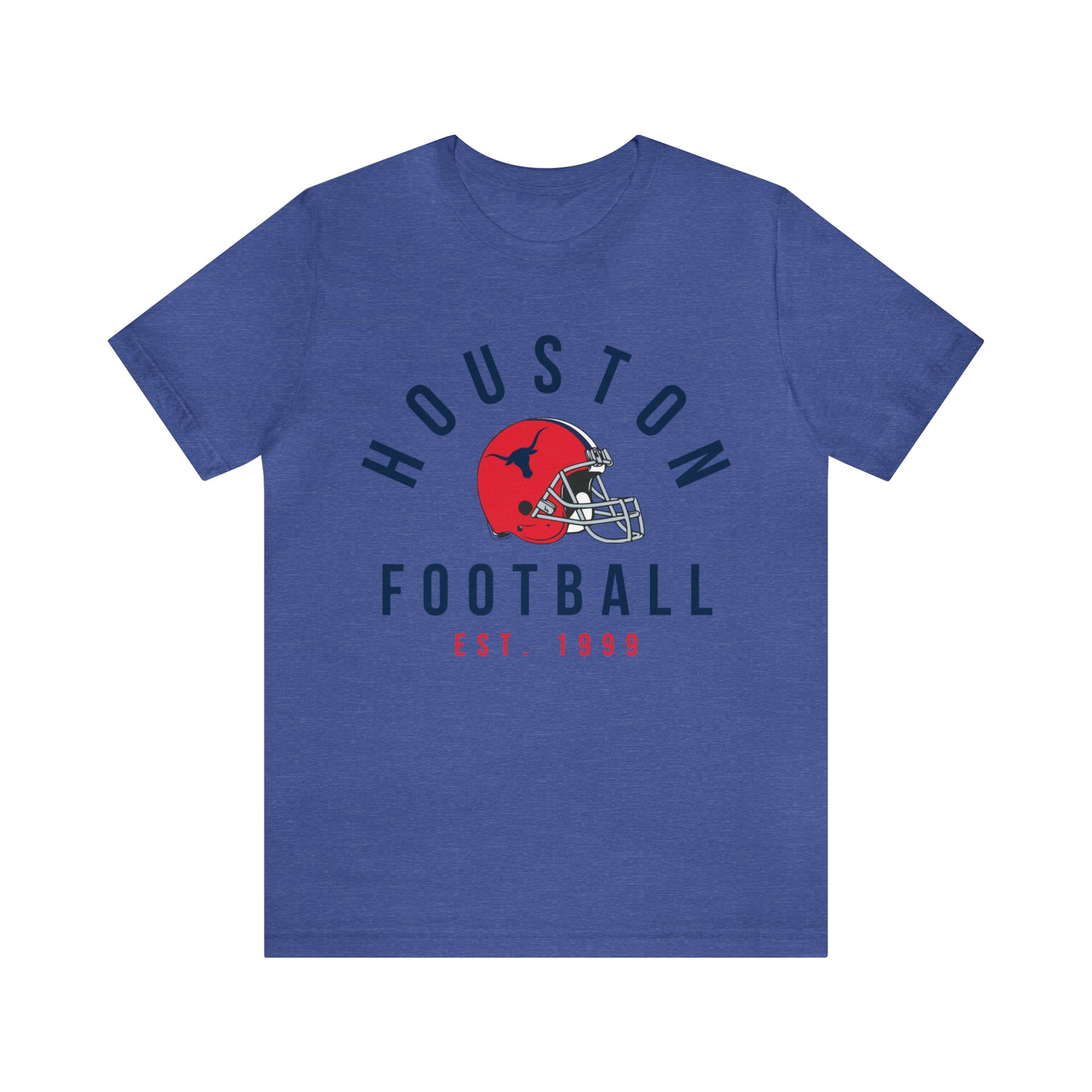 Vintage Houston Texans - Retro Houston Football Short Sleeve Shirt -  Men's Women's Kids Apparel - Design 1