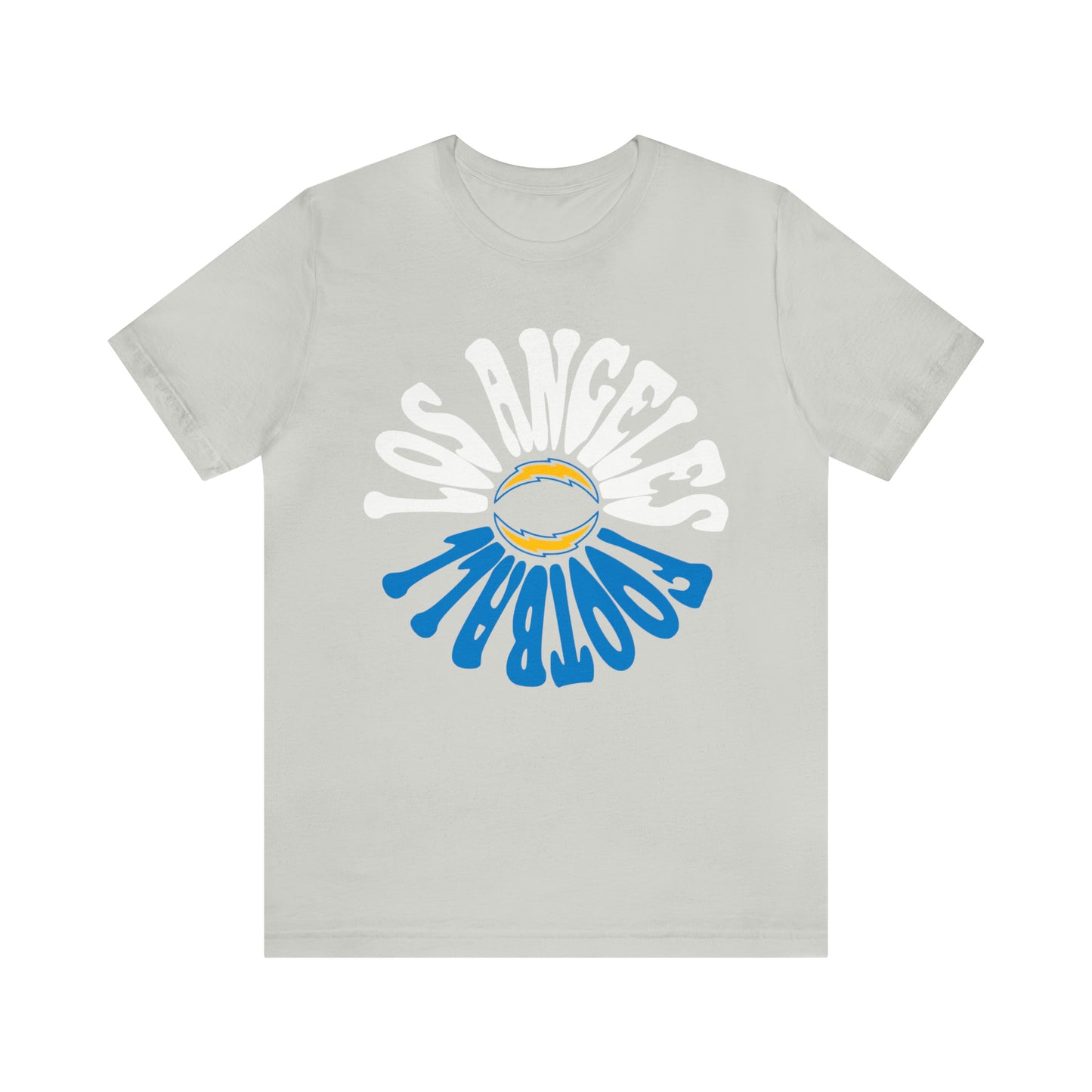 Retro Los Angeles Chargers T-Shirt - Vintage L.A. Football Short Sleeve Tee Oversized Style Apparel - Design 2