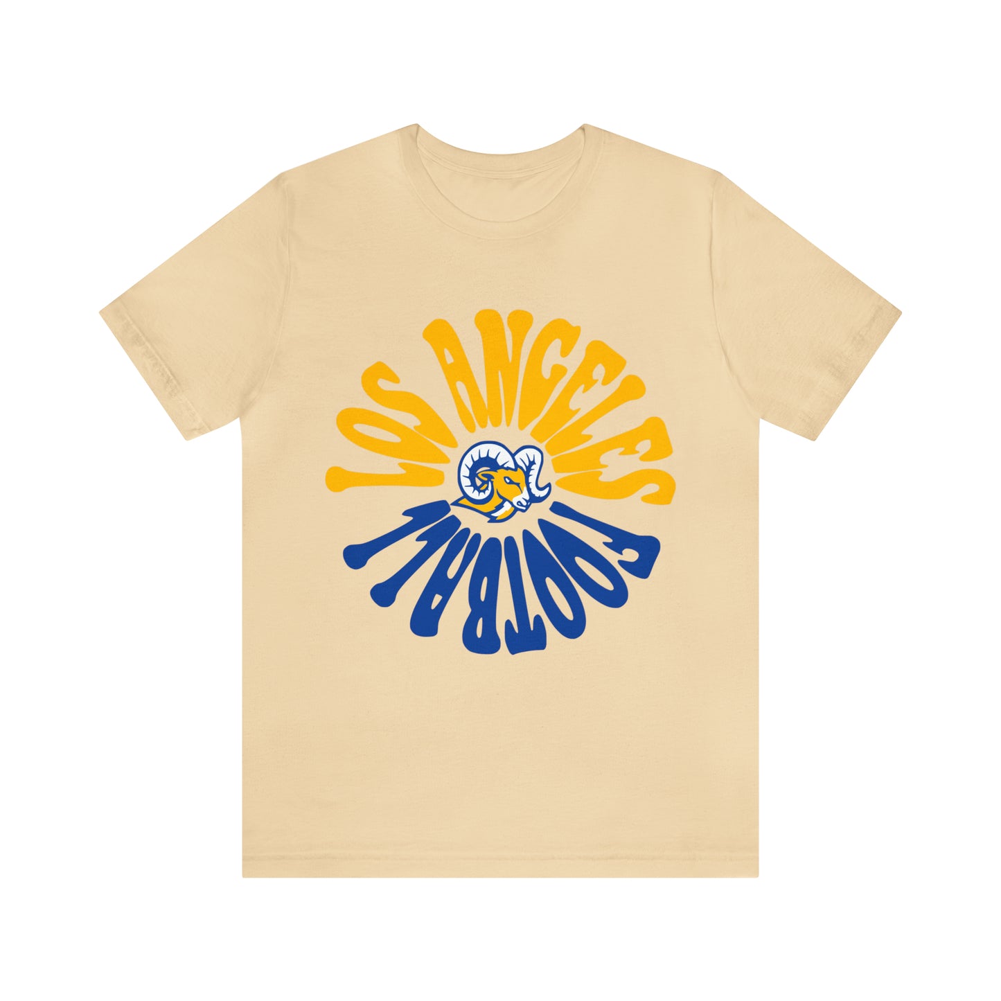 Vintage Los Angeles Rams Tee - Retro California Football T-Shirt Apparel - Men's & Women's Unisex Sizing - Design 2