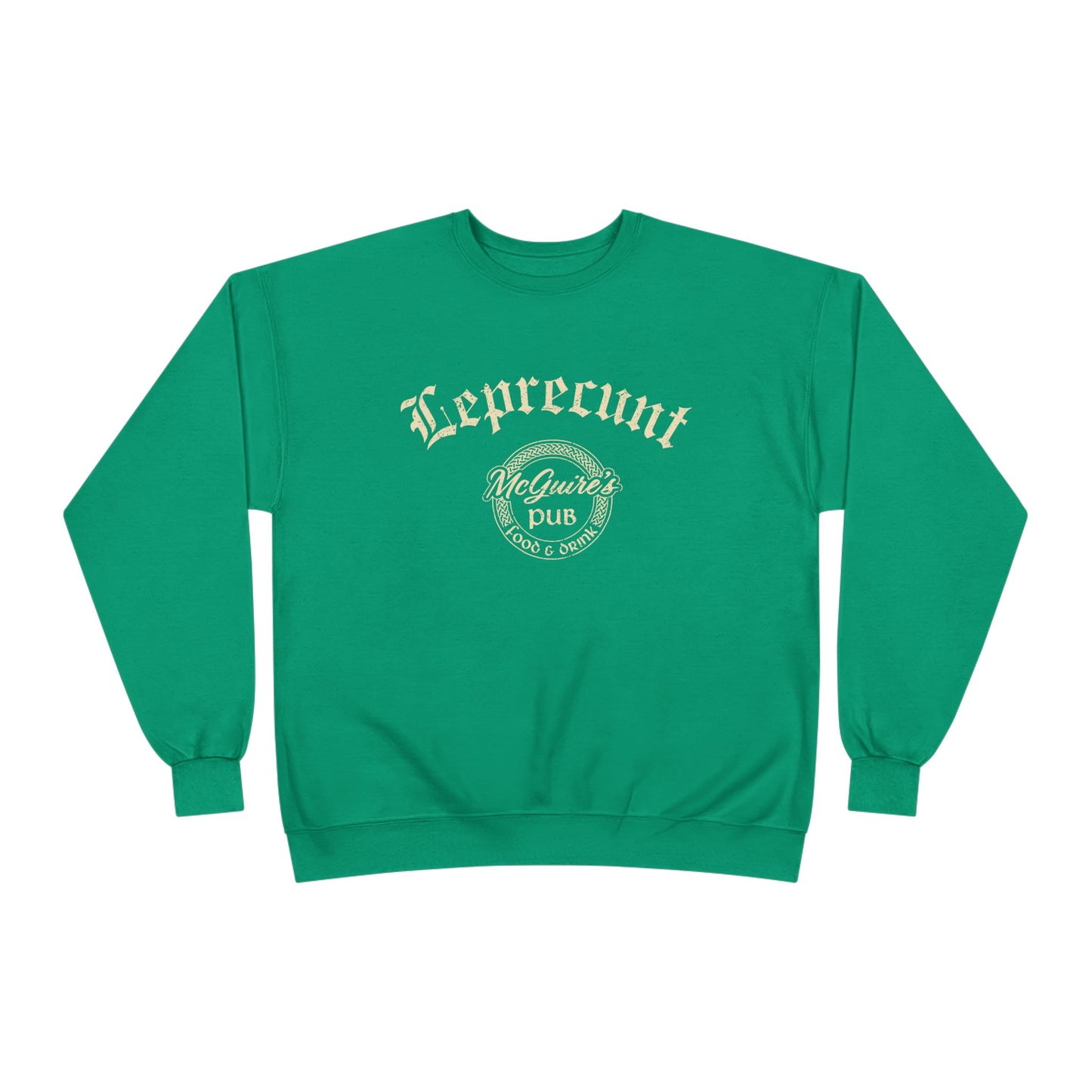 Faded Men's Unisex McGuire's Pub Sweatshirt — Faded Leprecunt Irish Pub St. Patrick's Day Crewneck