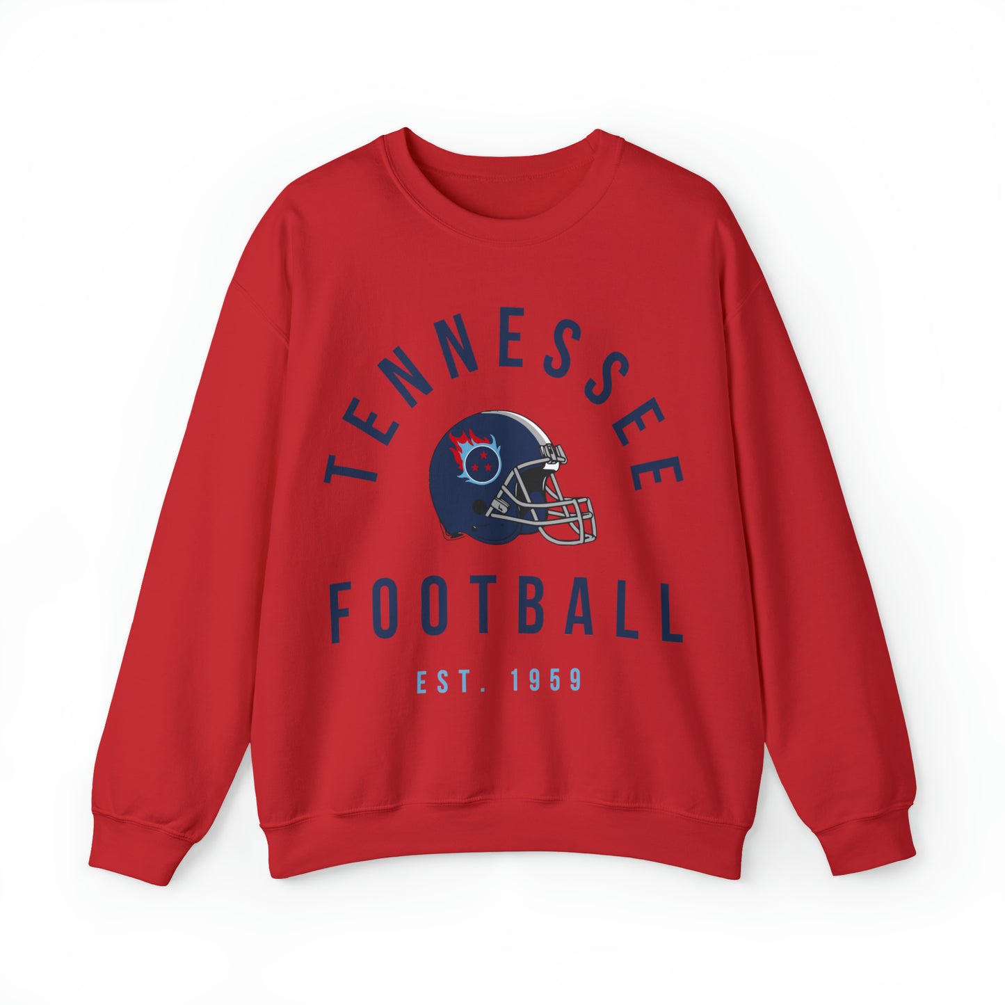 Vintage Tennessee Titans Crewneck Sweatshirt - Vintage Men's & Women's Oversized Unisex Football Apparel - Design 4